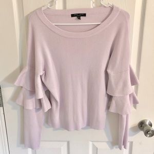 ROMEO + JULIET COUTURE Ruffle Sleeve Top | Size M